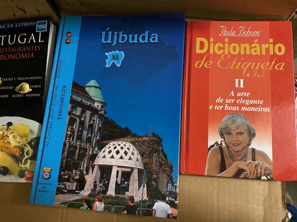 4 livro guia Gastronomia Portugal Dicionario Etiqueta Budapeste Brasil