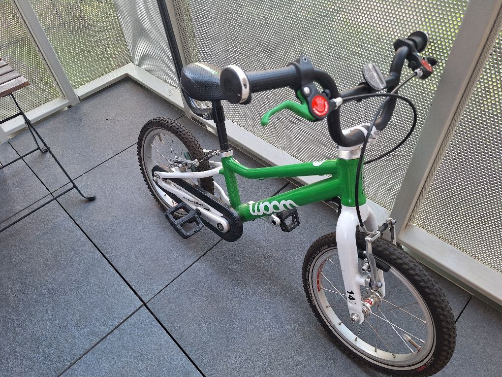 Rower Woom 2 Zielony 12"