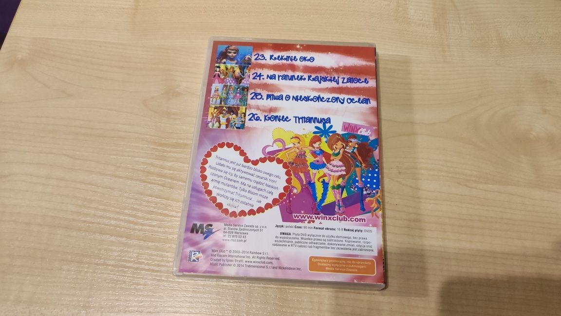 Płyta dvd Winx Koniec Tritannusa sezon5