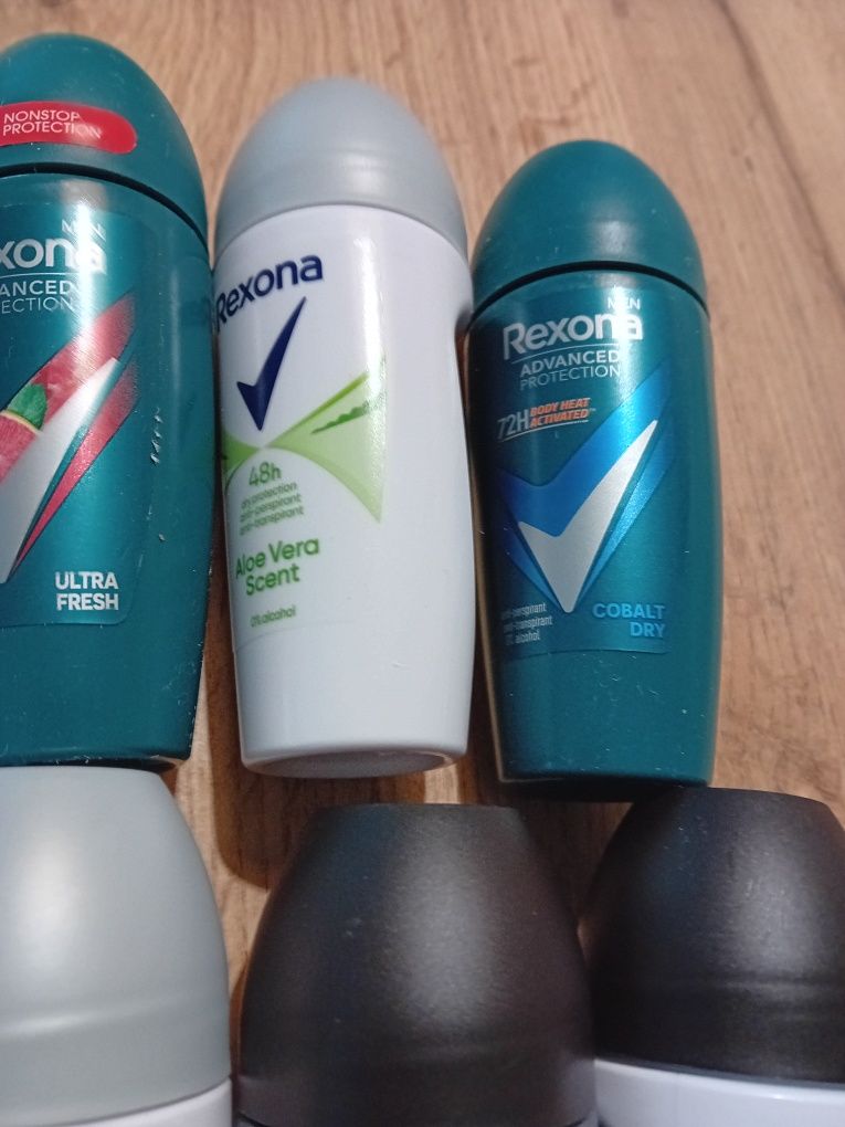 Dezodoranty rexona 5 sztuk- 43 zlotych