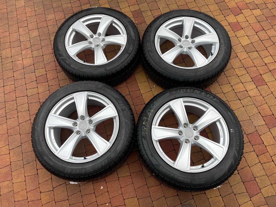4016. Koła zimowe Audi A6 C7 C8 Allroad Q3 5x112 235/55/18 Dunlop