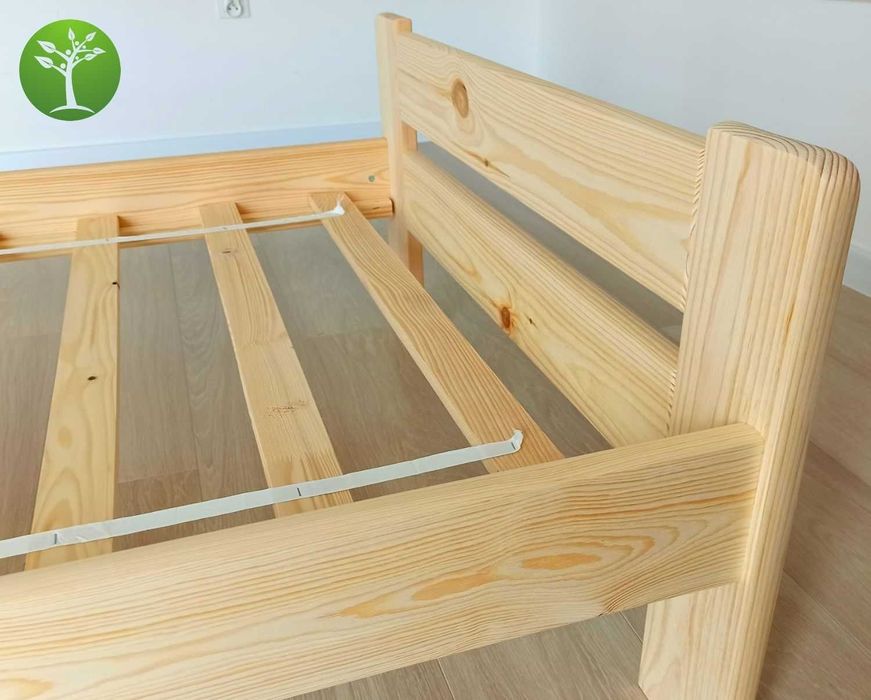 NOWE Łóżko sosnowe 90x200 + Stelaż INNE WYMIARY Gwarancja! DPD 0zł