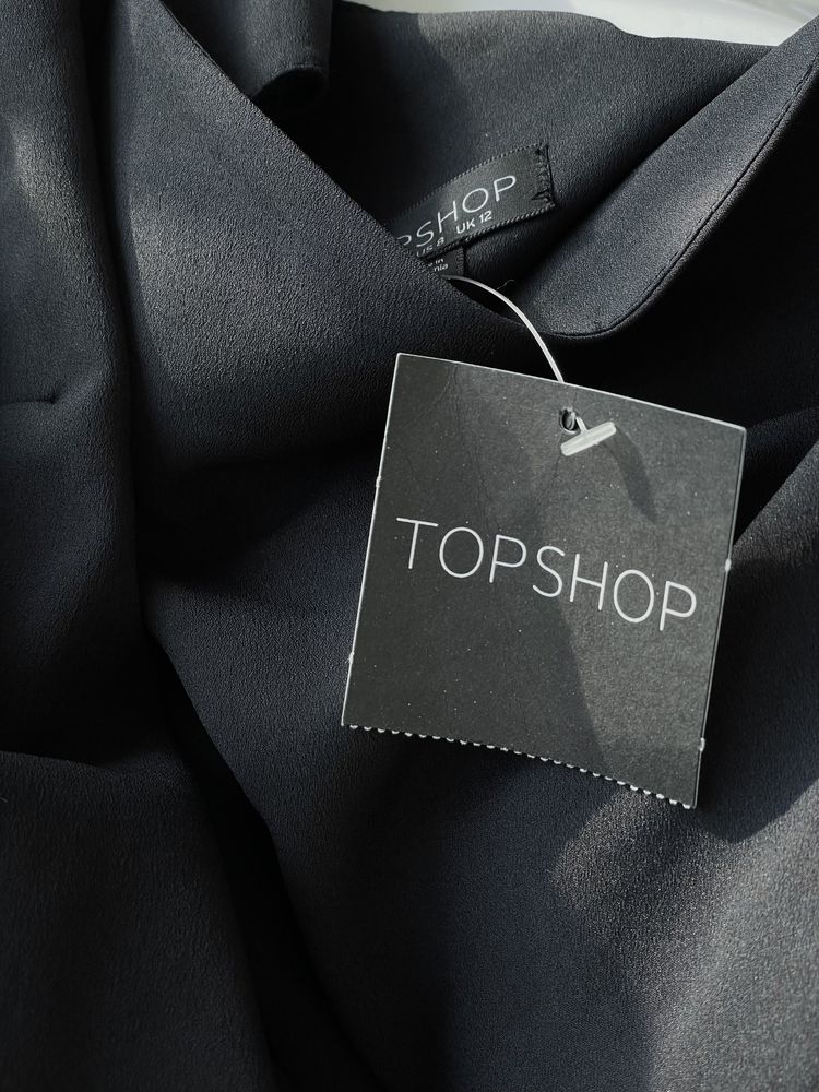 Сукня TOPSHOP нова асиметрична темно-синя коктейльна міні-сукня