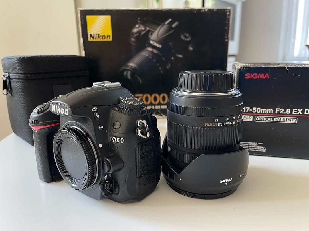 Nikon d7000  об'єктив sigma 17-50 2.8 комплект