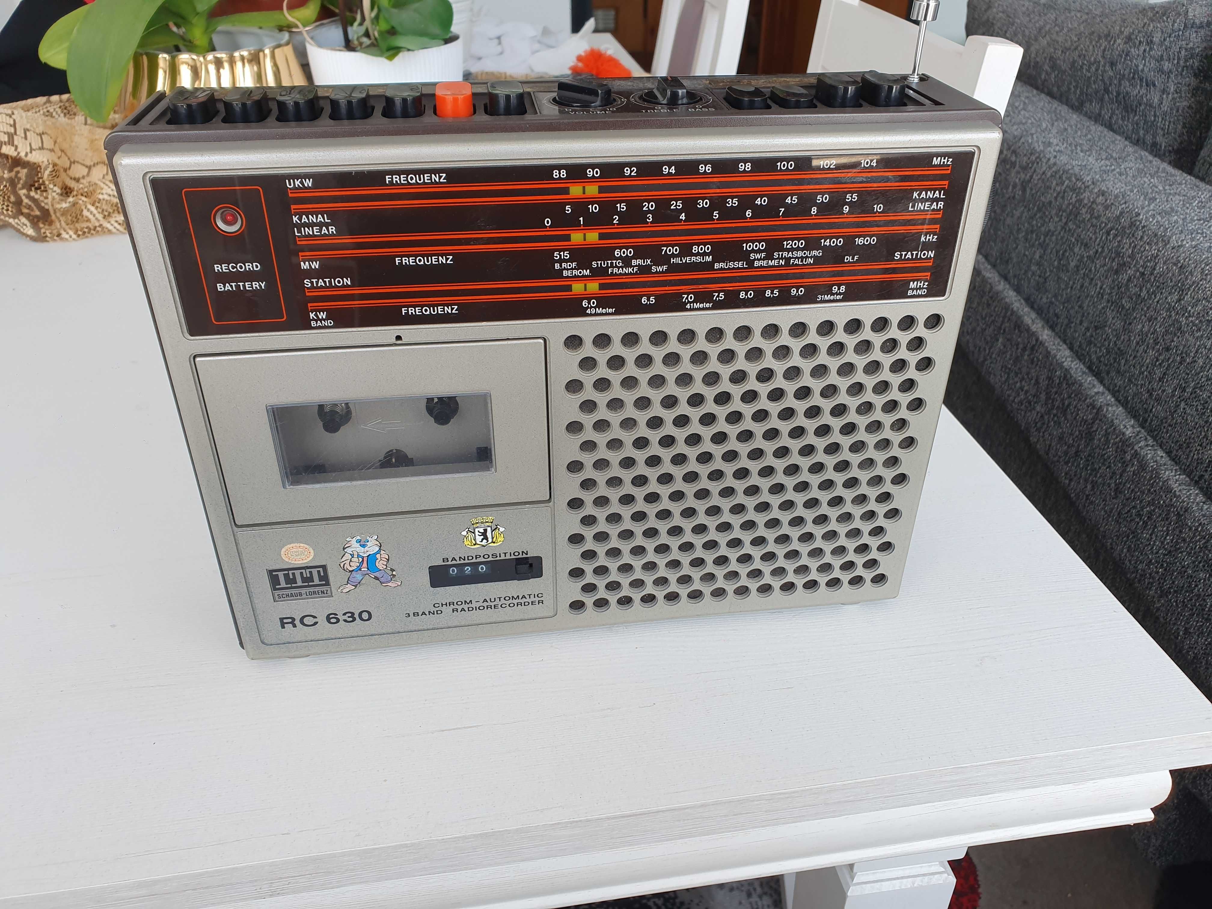 Radiomagnetofon ITT schaub-lorenz RC 630 vintage
