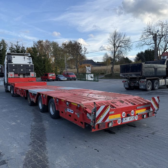 Naczepa niskopodwoziowa rozciągana Komodo Trailer