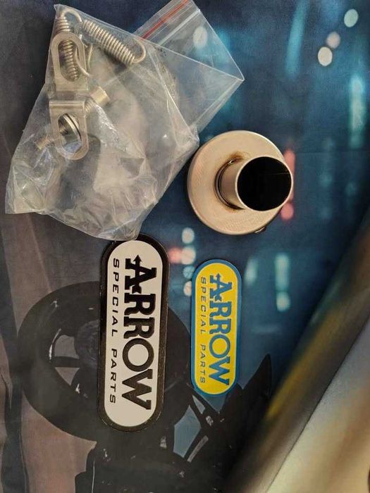 Kit escap moto arrow pro race  +curva cf moto 800mt,b trk, tenere etc