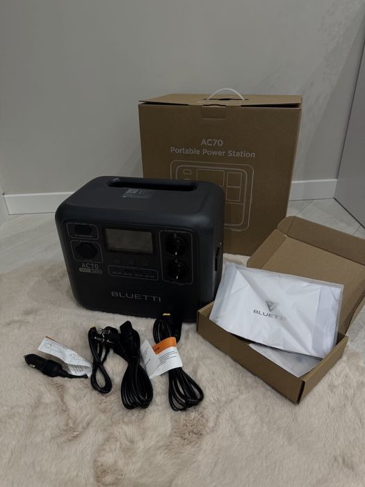 BLUETTI AC70 резервне живлення, станція, дбж, ups 1000w
