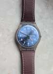 Swatch błękitno niebieski