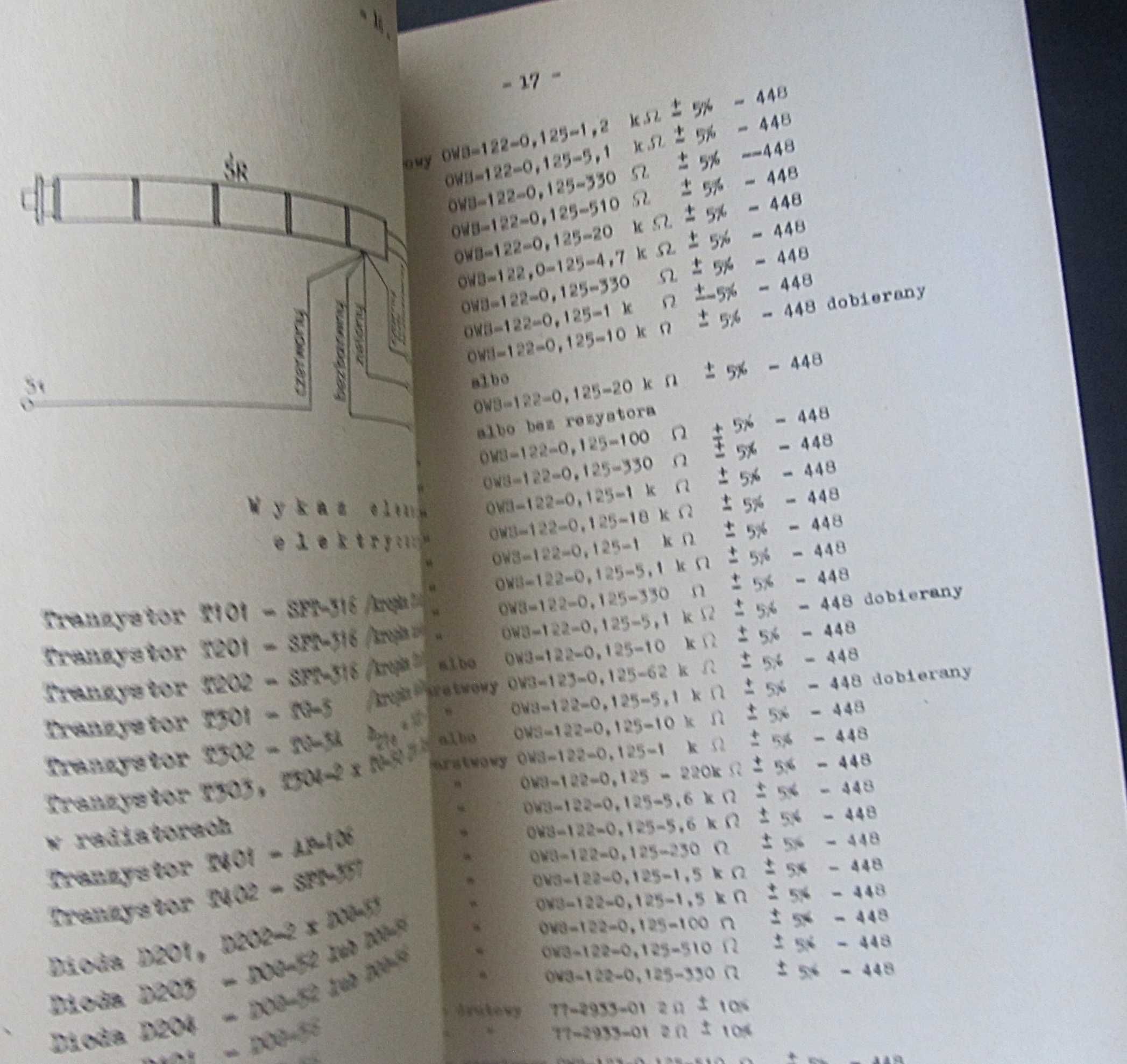 Instrukcja serwisowa Mariola Typ Mot-671