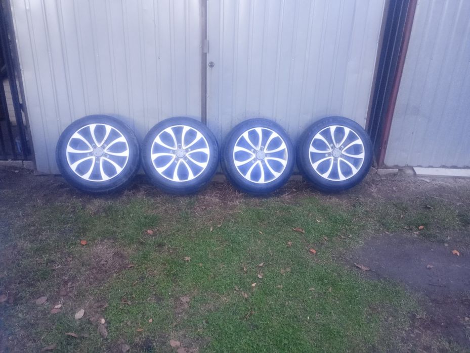 Felgi 17",org Nissan, Renault 5x114.3,opony lato 205/55zr17