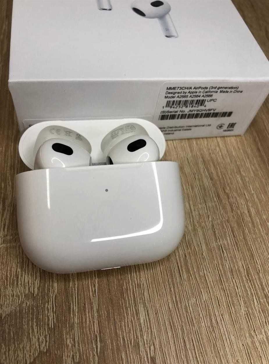 Безпровідні навушники Єпл AirPods 3 Оригінал без відмінностей. 1562a