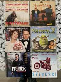 Płyty DVD filmy w małych kartonowych opakowaniach