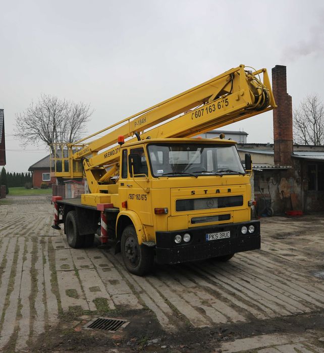Podnośnik koszowy zwyżka 18 m Star 200 P-184 H z silnikiem SW-400