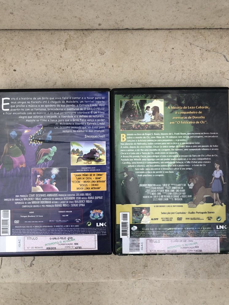 DVD de animação
