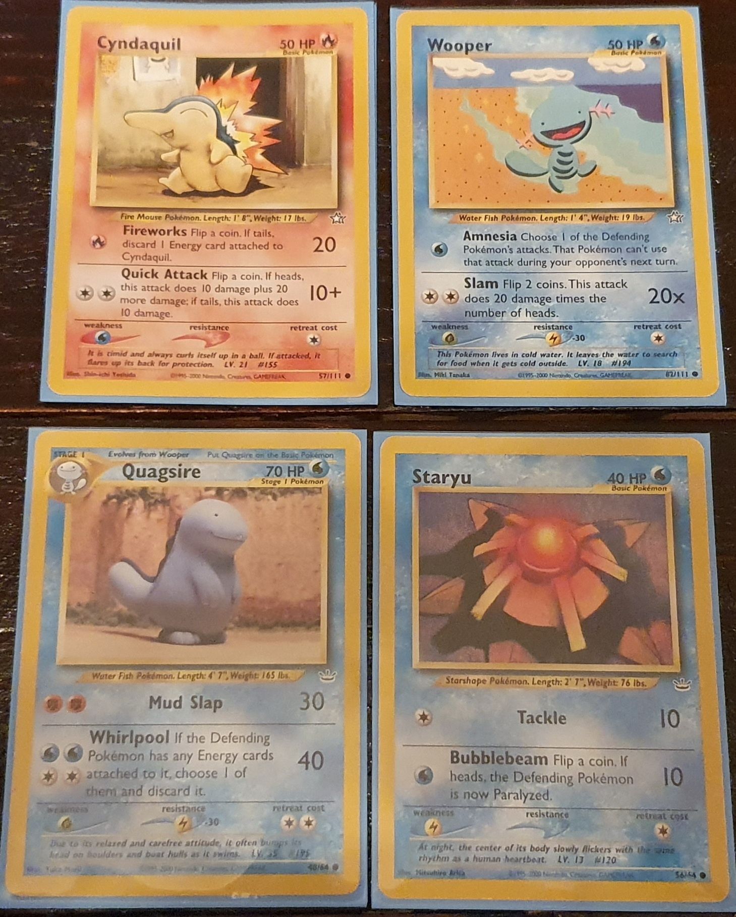 Cartas Pokemon Neo Discovery / Revelation / Genesis / Destiny