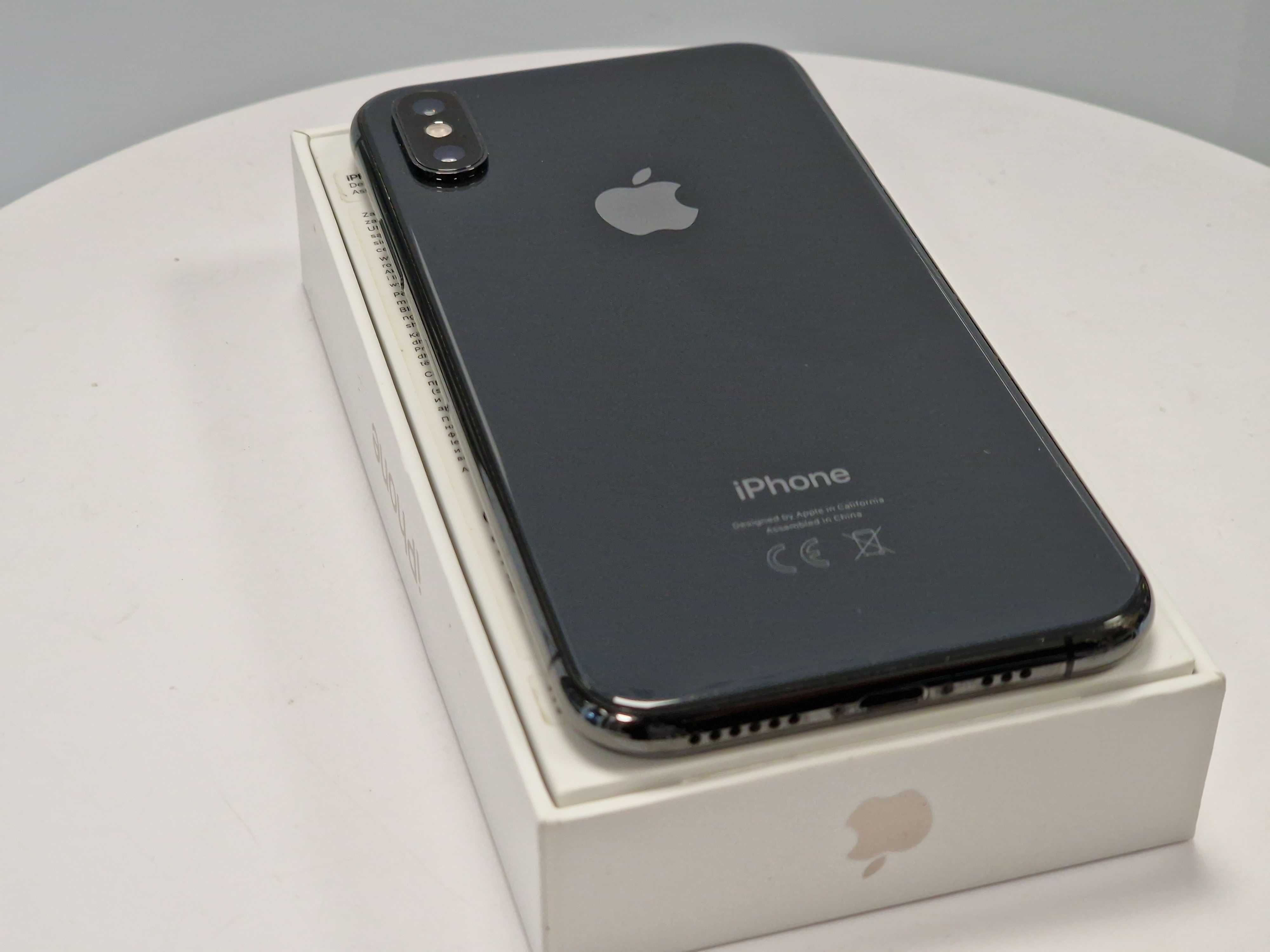 GWARANCJA Apple iPhone XS Black+Etui SPIGEN Sklep Zamiana