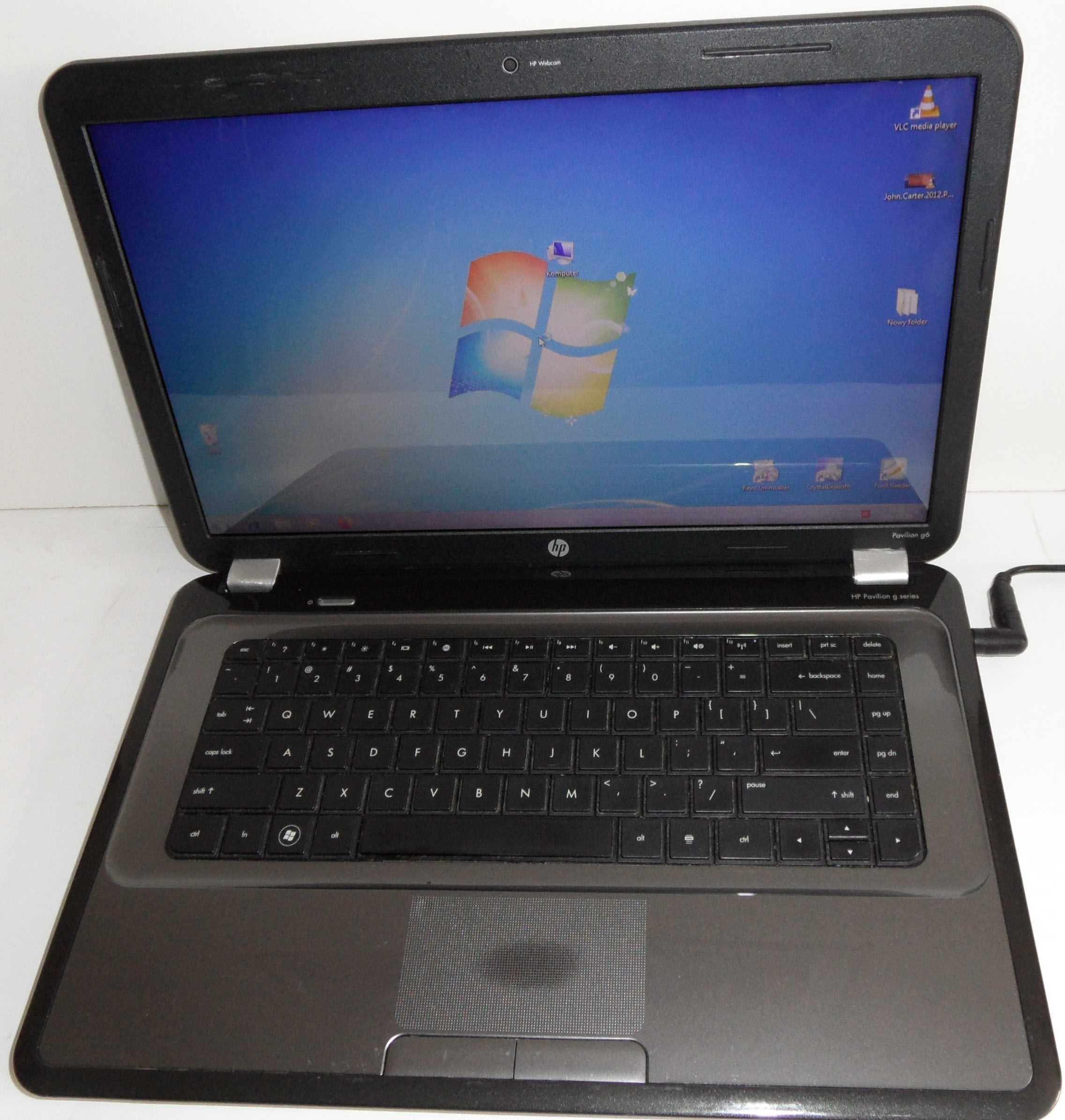 Laptop  HP Pavilion G6 z dyskiem , ram i zasilaczem