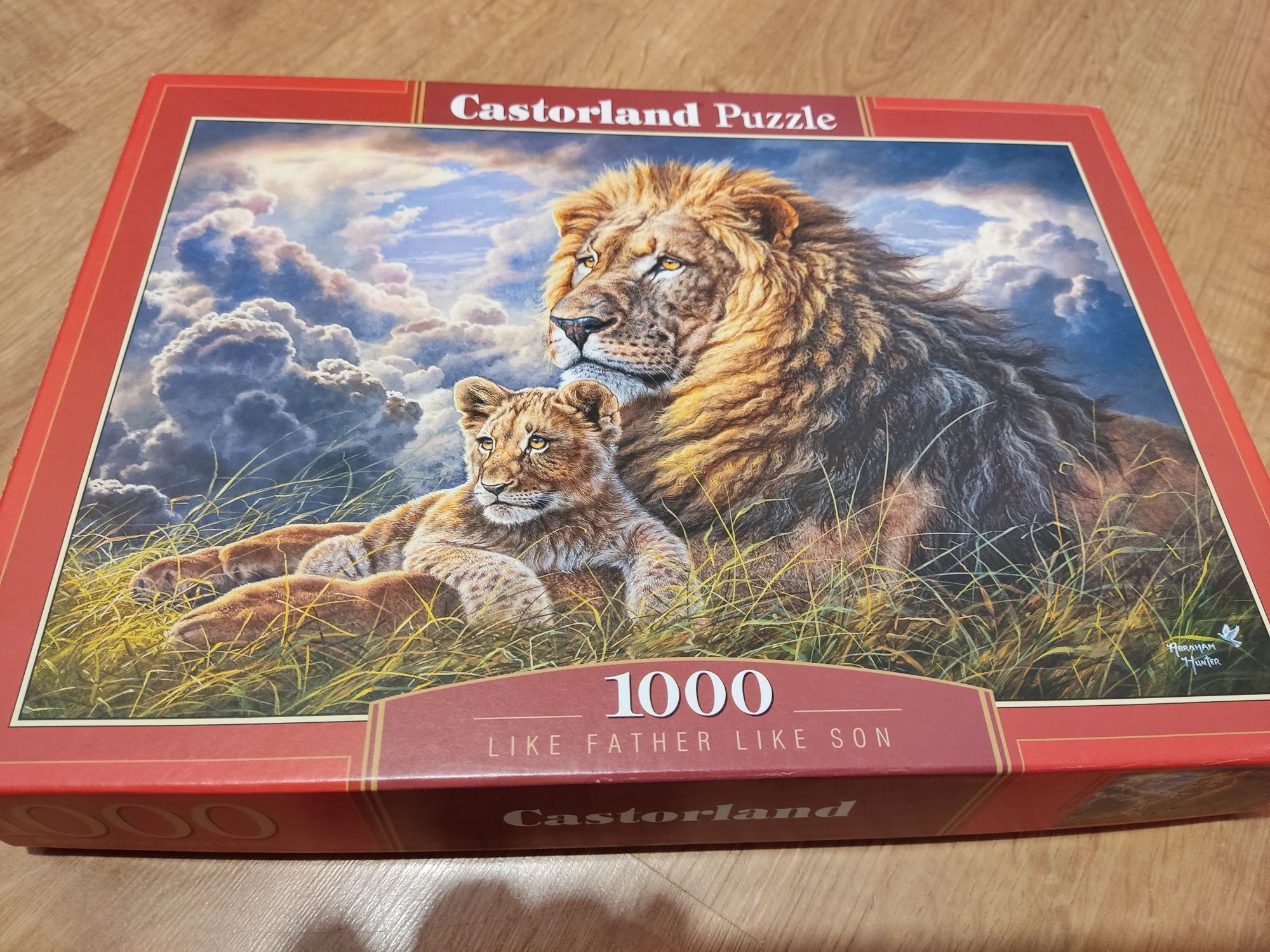 Duże puzzle 1000 lwy