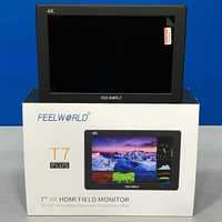 Monitor Feelworld T7 Plus - 7" - 1920x1200 - IPS - 4K HDMI - NOVO