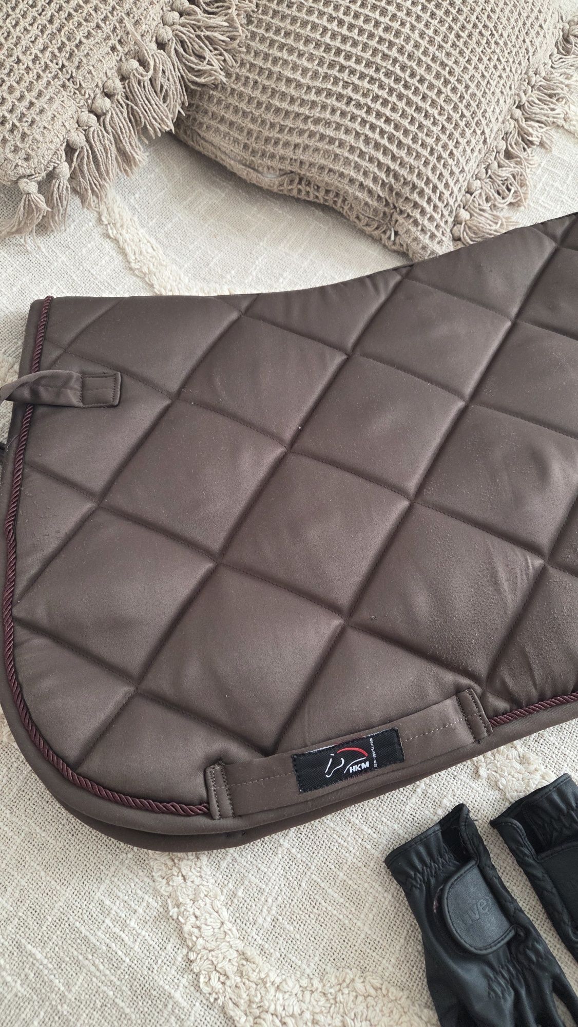 Czaprak jeździecki HKM pony + rękawiczki jeździeckie    rezerwacja