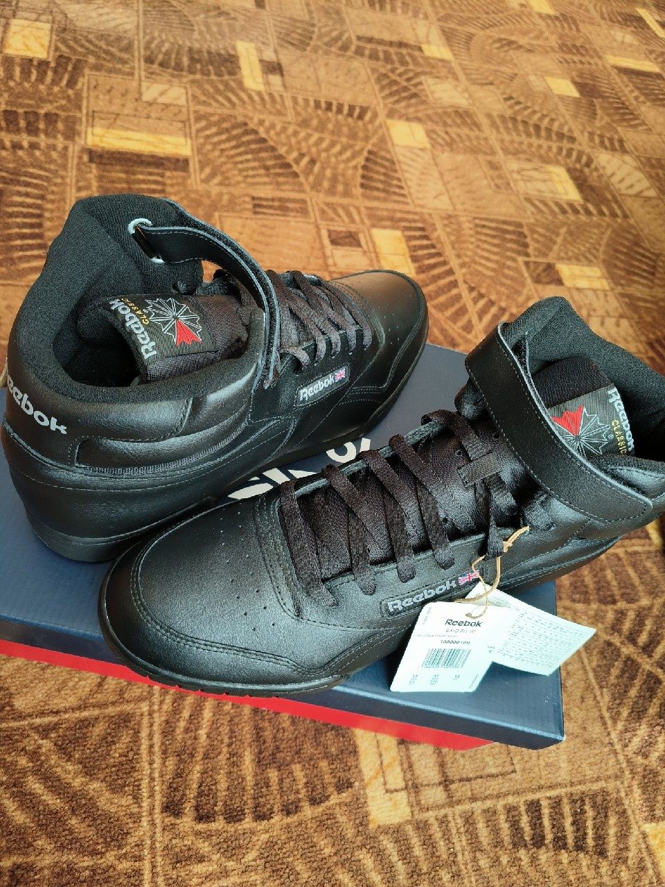 Buty Męskie Reebok EX-O-FIT Hi Classic Wysokie Skóra 47 31cm Nowe !
