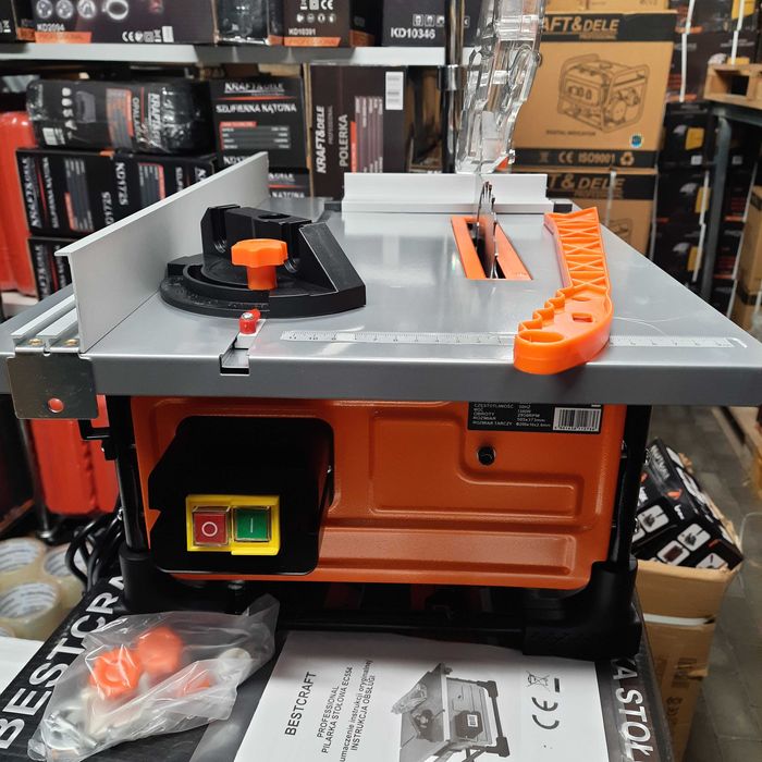 PILARKA STOŁOWA krajzega do cięcia drewna 1500W + tarcza 200 mm KD554