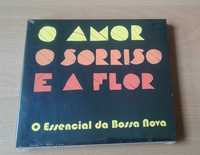 CD duplo novo e embalado: O Amor, o Sorriso e a Flor (bossa nova)