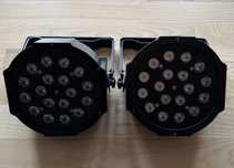 2x Eurolite SLS-180 RGB 18x1W | oświetlenie sceniczne | led par