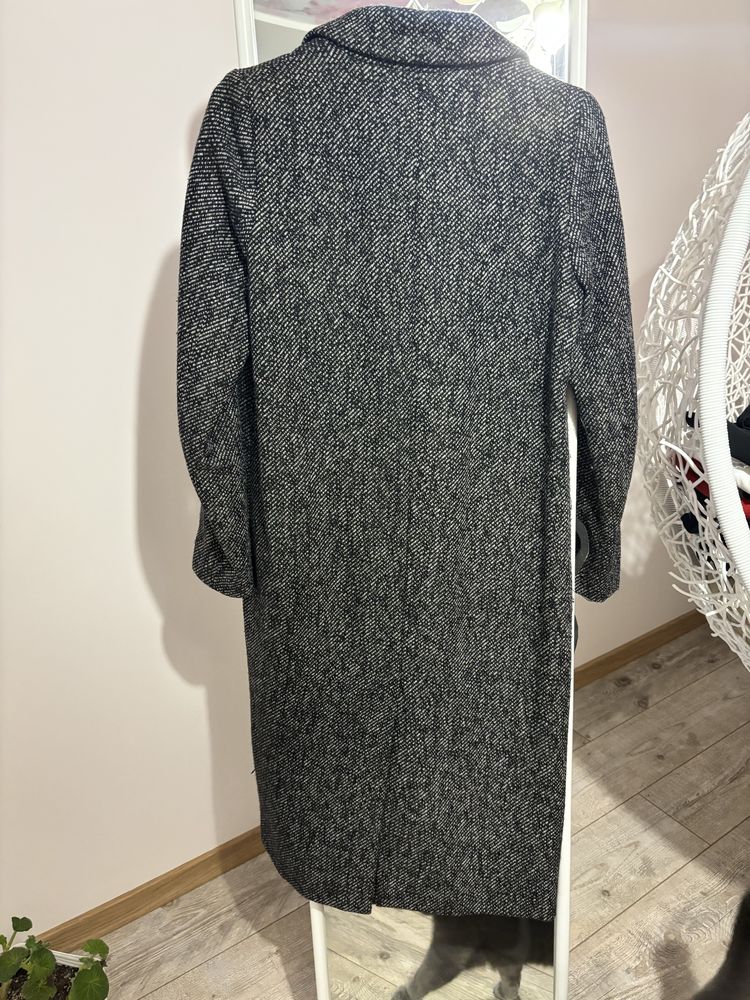 Пальто осінь, Zara, S, колір темносірий