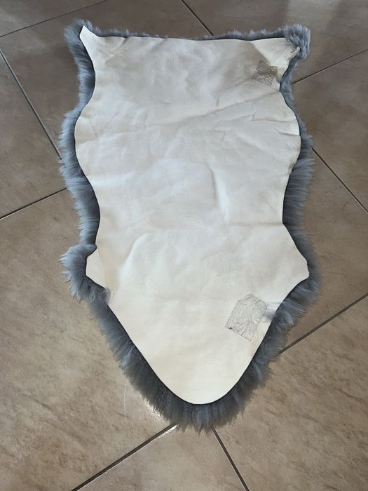 Skóra owcza naturalna w odcieniu zieleni