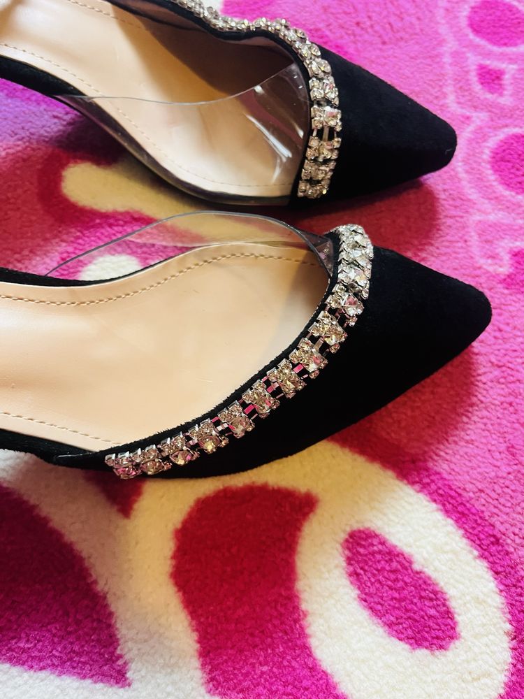 Sliczne nowe eleganckie buty cyrkonie 41 :)