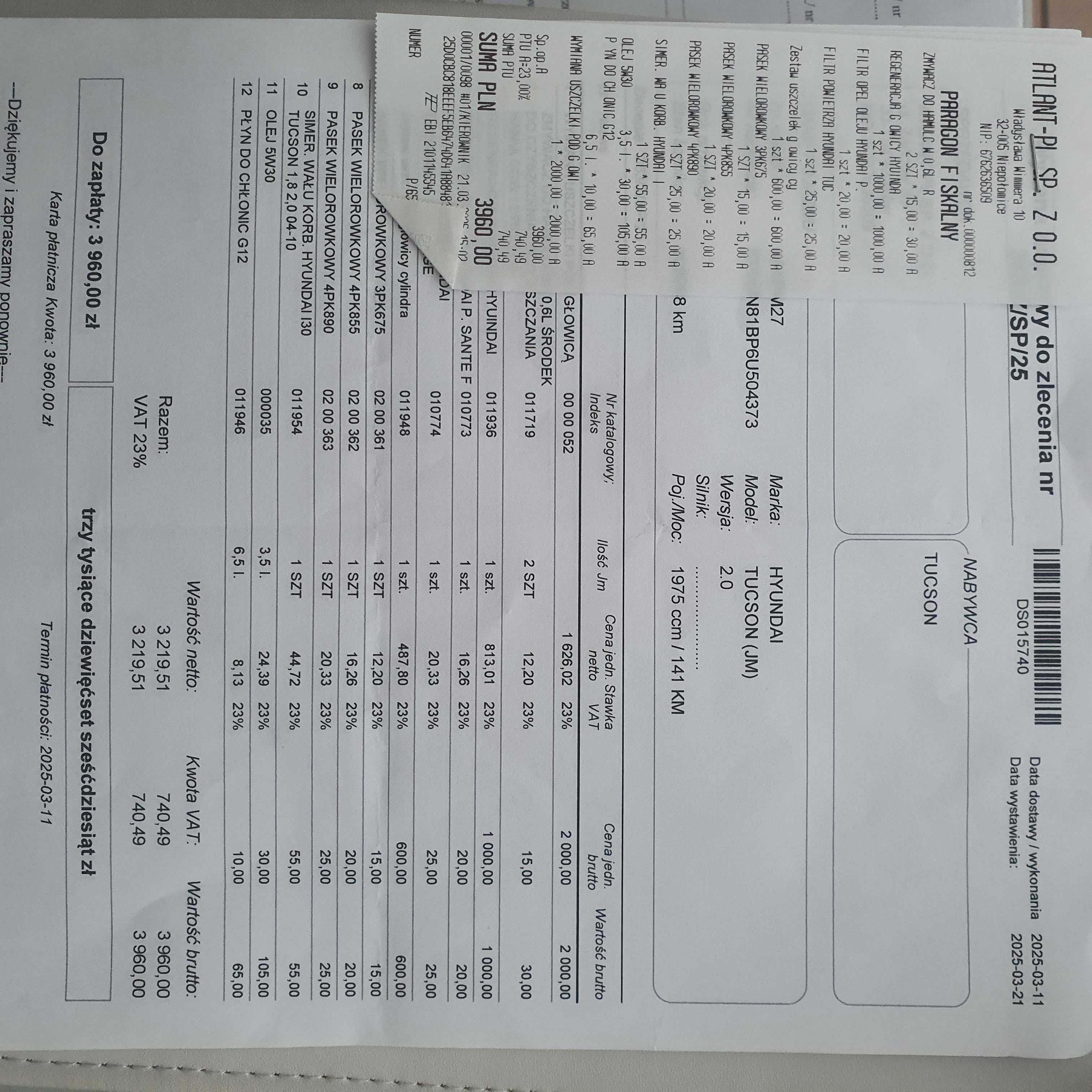 Hyundai Tucson JM po remoncie Tanio LPG