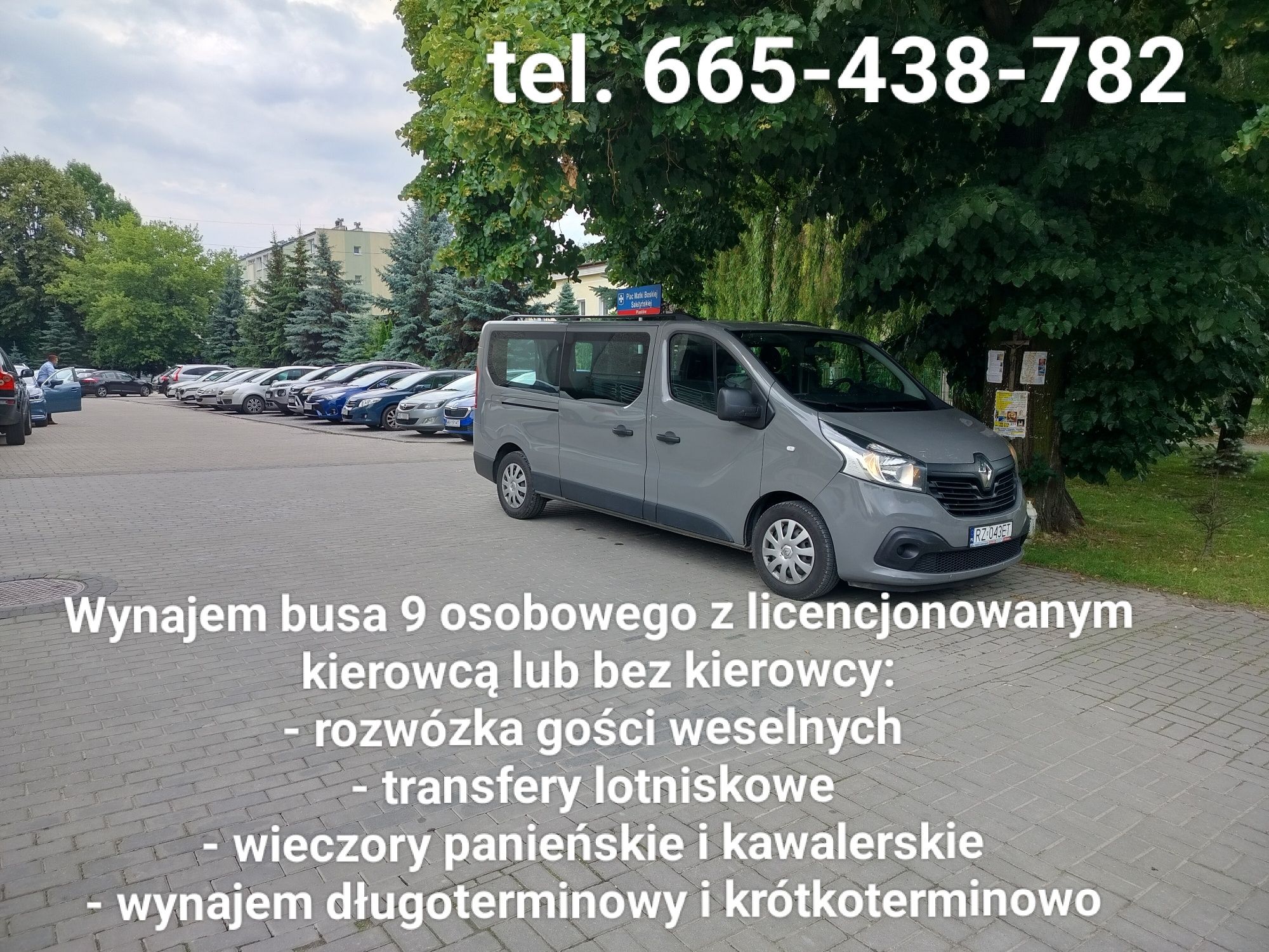Wynajem busa, bus 9 osobowego bez limitu kilometrów