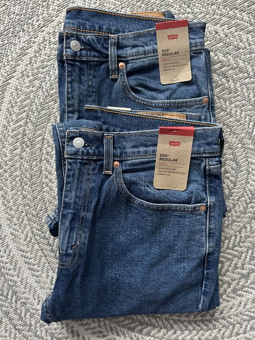 Чоловічі джинси Levis 505 Regular Fit 33 розмір W 33 L 32|ОРИГІНАЛ США