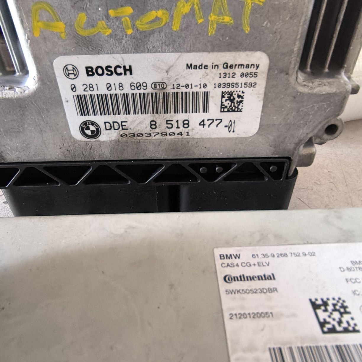 Zestaw startowy komputer  cas BMW F10 f11 2.0d n47 184 km