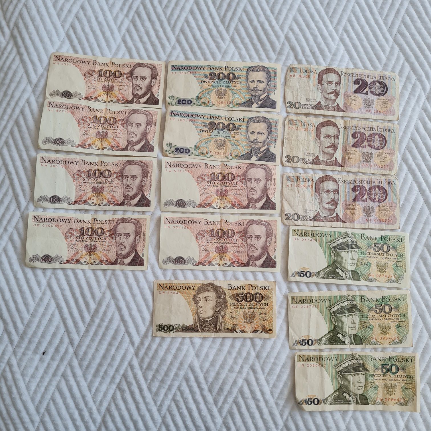 Banknoty 1982r-1988r