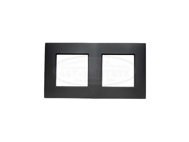Ramka podwojna Polmark Rosa czarna