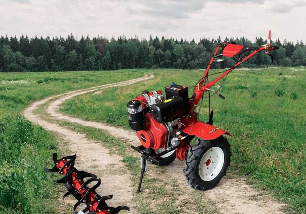 Мотоблок FORTE 1350E-3 Ел. старт / Дизель / +Фреза / Доставка / Кредит