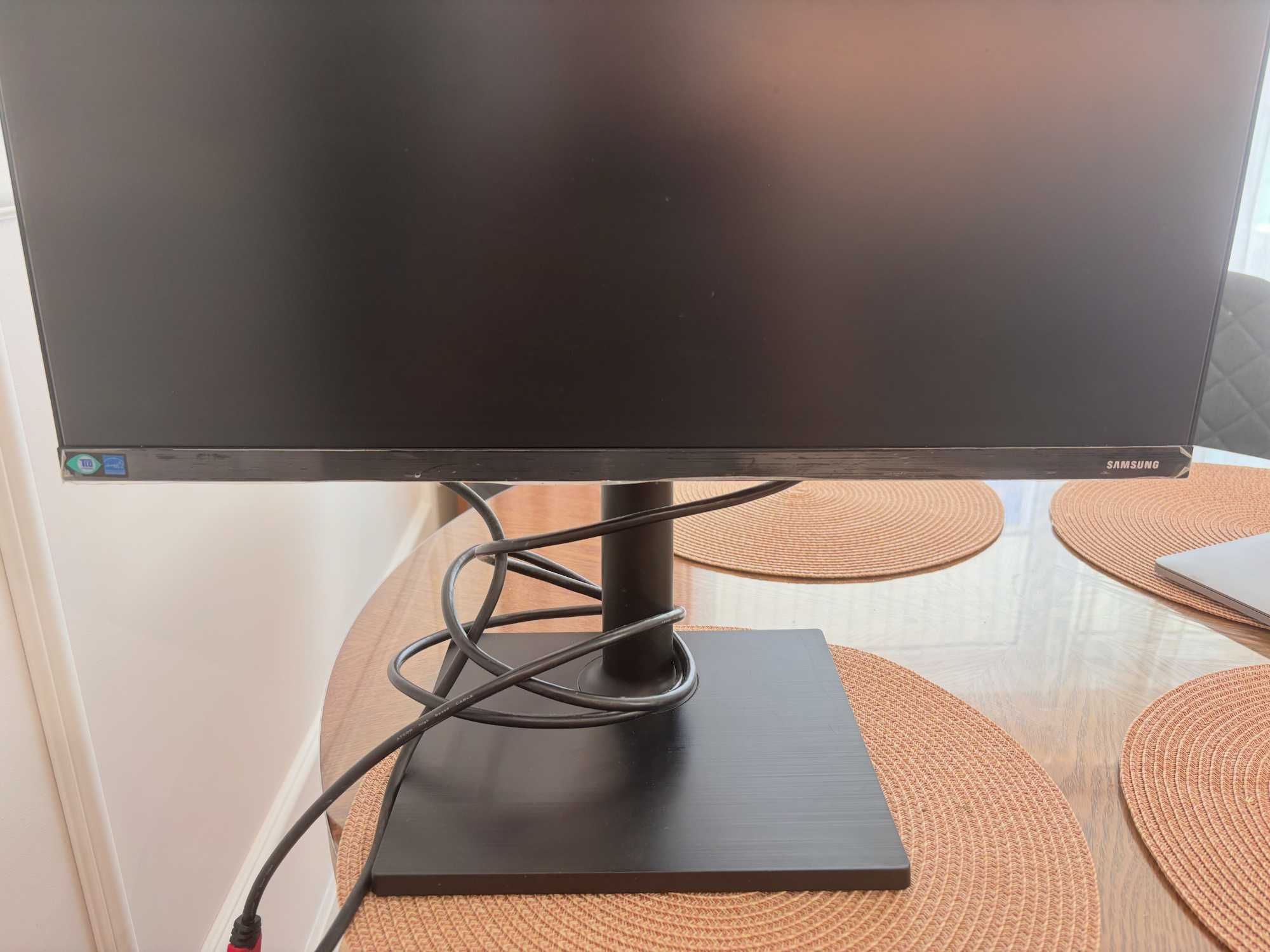 Monitor Samsung 24” LF24T450FQ | IPS, Full HD, HDMI, Pivot, Używany