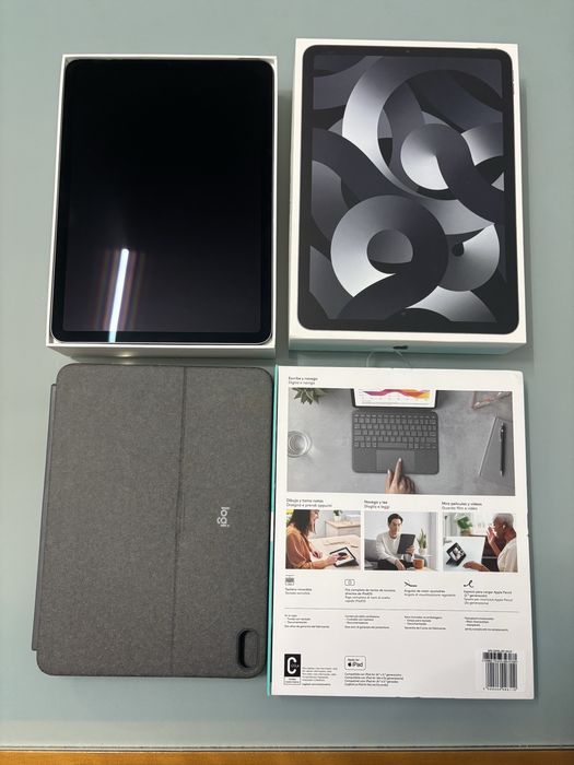 iPad Air 5ª Geração + Teclado Logitech Combo Touch