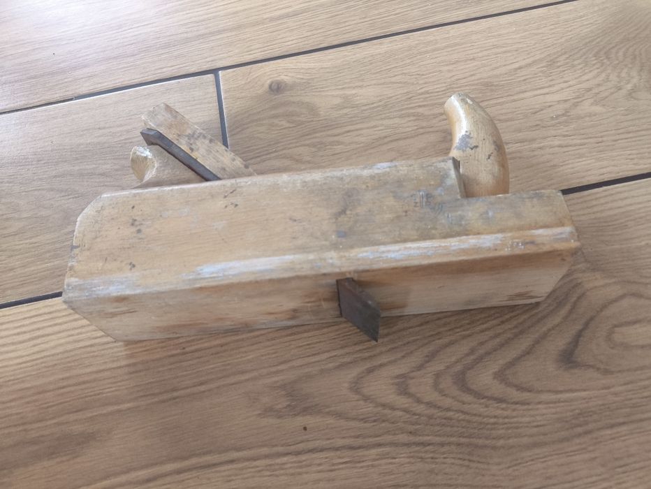 Hebel strug drewniany ręczny retro prl