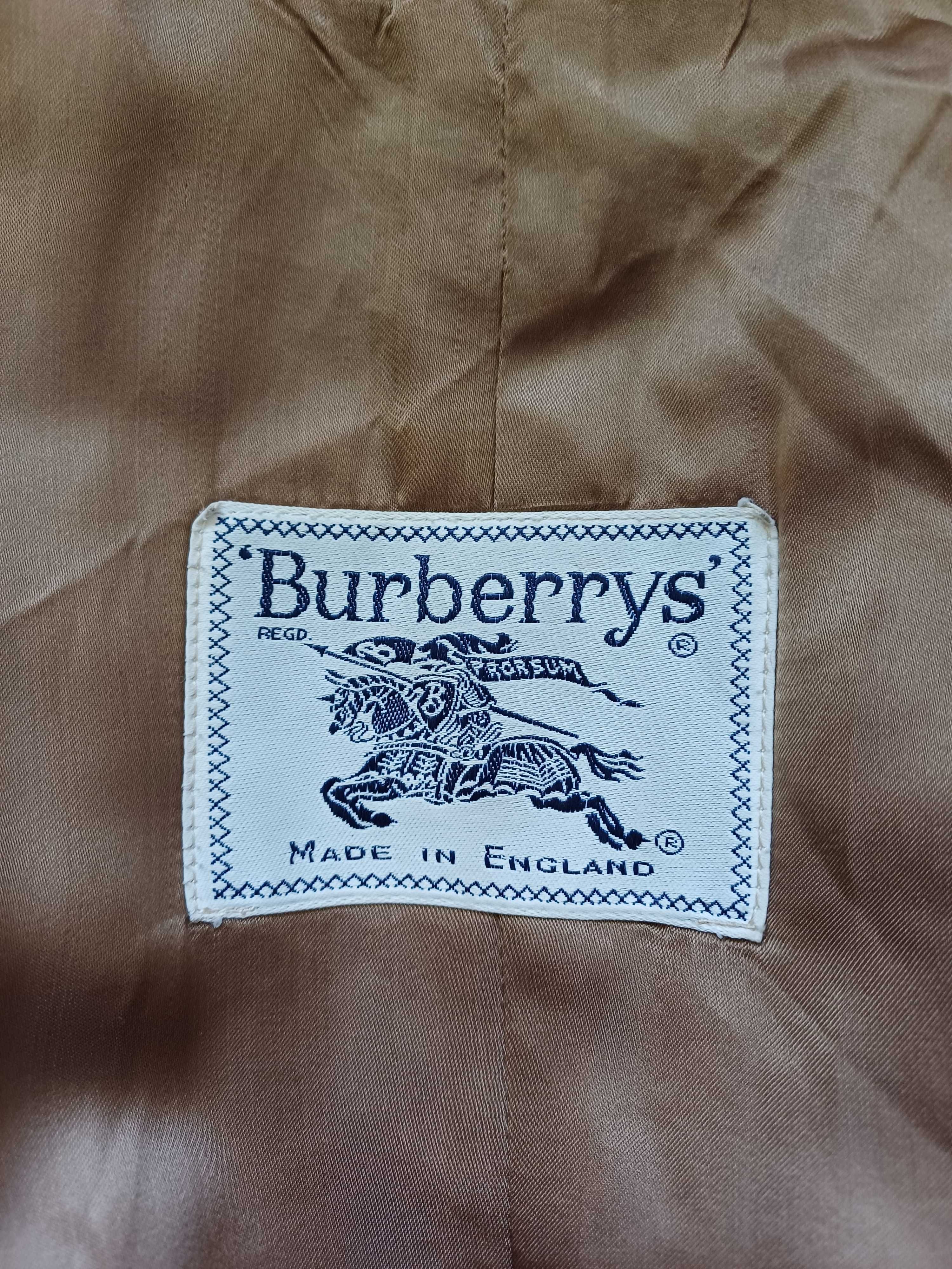 Burberrys szlafrokowy płaszcz vintage wełna wielbłądzia rozmiar M