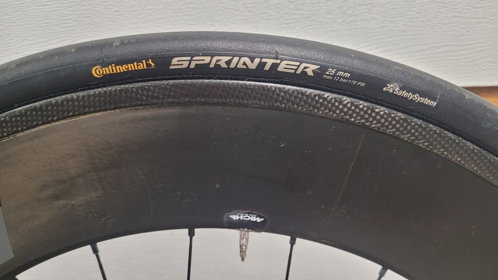 Koła karbon triathlon 88 mm Deda Elementi SL 88 szytka