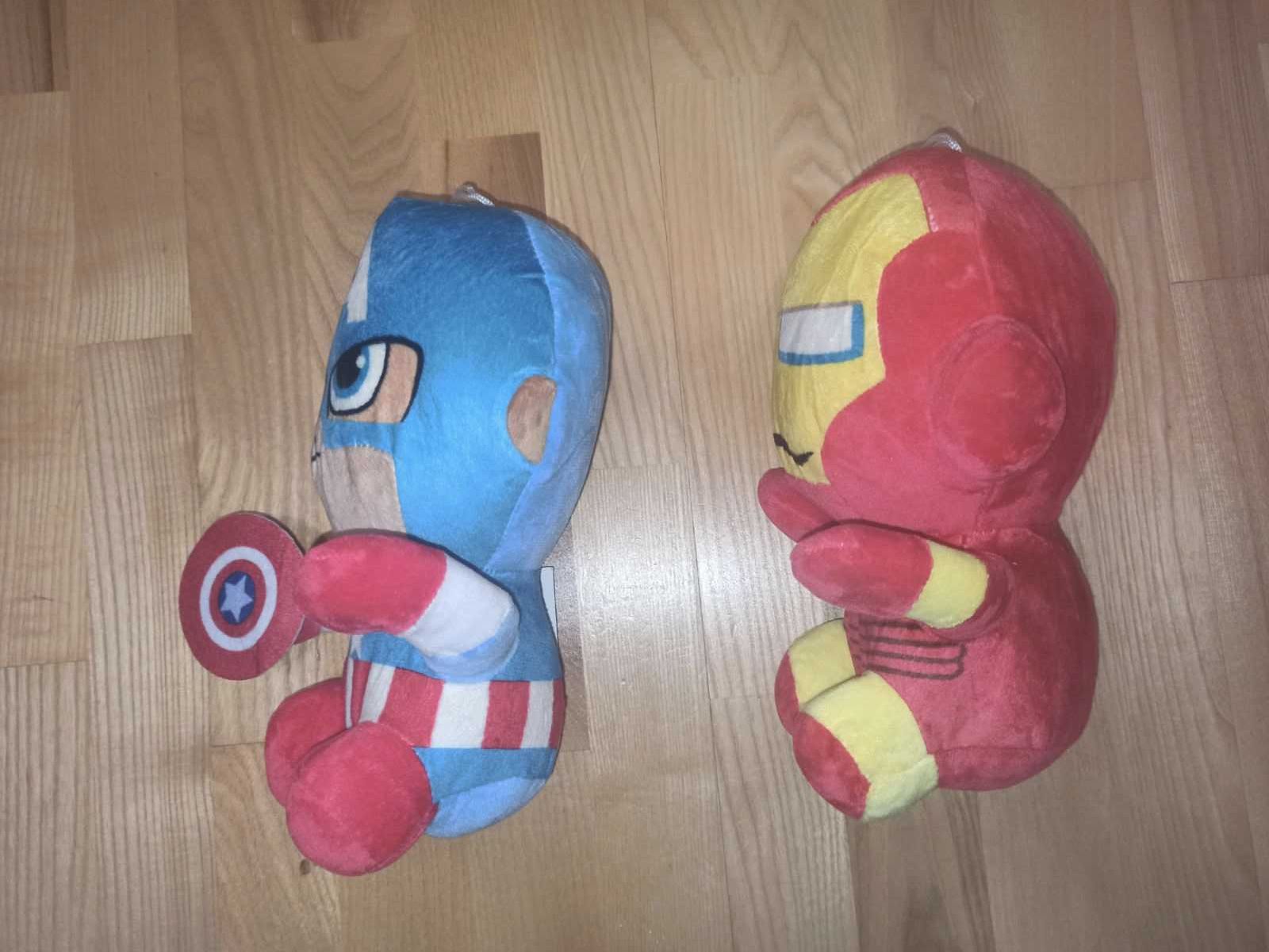 М'яка іграшка Капітан Америка Залізна людина.Marvel comics