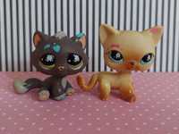 Littlest Pet Shop LPS unikatowy zestaw kot shorthair #816 i kotek #815