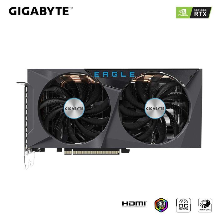 Placa Gráfica Nvidia Gigabyte RTX 3060TI Eagle OC 8GB DDR6 c/ Caixa