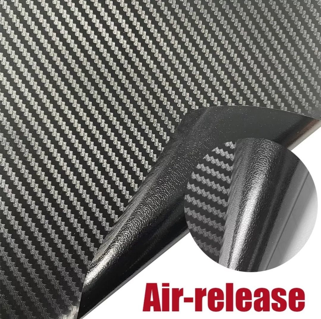 Película wrap vinil 3d Carbon Fiber air release