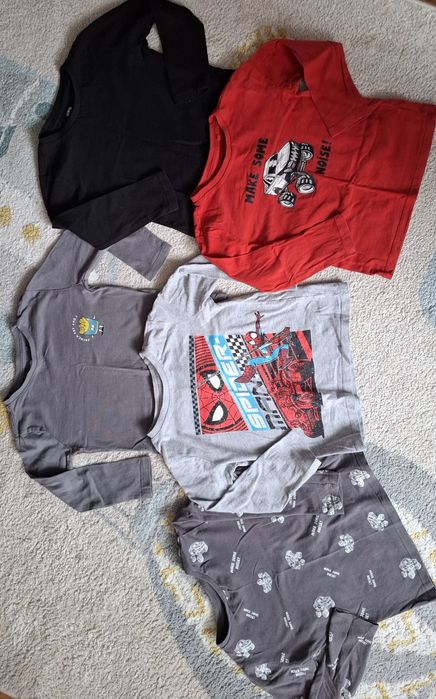 Zestaw bluzek longsleve spiderman monster truck Sinsay r. 98