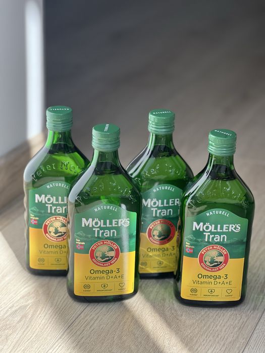 Рибячий жир Möllers Tran Omega-3 vitamin A-D-E